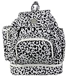 Kalencom Diaper Backpack, Leopard Black and White by Kalencom