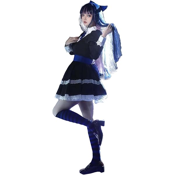 Amazon.co.jp: 耐熱コスプレウィッグ パンティ&ストッキングwith