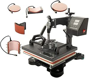HWS 熱転写プレス機 5 in1 110v230*230mm 抱き枕 鞄 携帯電話ケース T