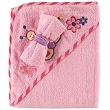 Luvable Friends Fancy Hooded Bath Wrap, Pink by Luvable Friends