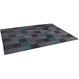 い草 ラグ カーペット 京刺子 約191×250cm ブルー 日本製 純国産 センターラグ 中敷き ござ #1706880