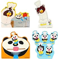 Amazon.co.jp: パンダのおさじ ダイカット ステッカー 4種セット 