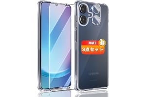 対応 Galaxy A25 5G SC-53F/SCG33 ケース 【ガラスフィルム + カメラフィルム 付き】 対応 ギャラクシーa25 カバー | 【1+1+1 セット】 ギャラクシーa25 用 スマホケース 耐衝撃 ソフトクリア TPU 米軍M