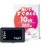Amazon.co.jp: 【リチャージWiFi】100GB 365日 ギガ付き 車載wifi 日本