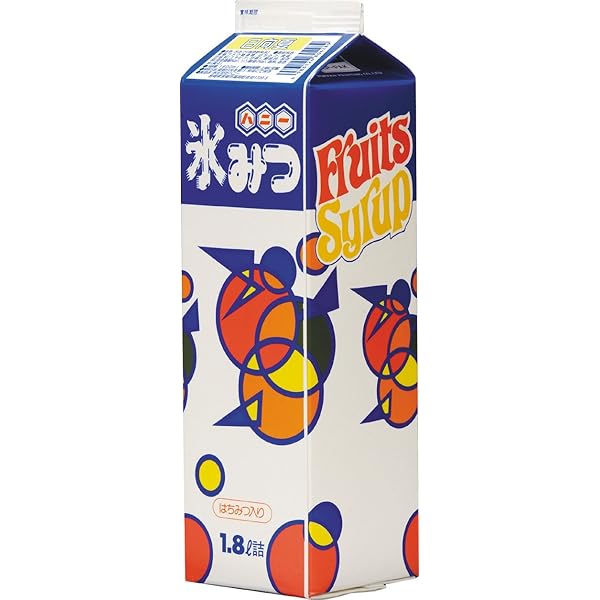 Amazon.co.jp: 【かき氷シロップ】 ハニー氷みつ 1.8リットル