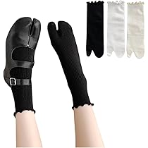 Amazon.co.jp: [Weuiean] 2本指ソックス レディース 足袋 3色3足セット