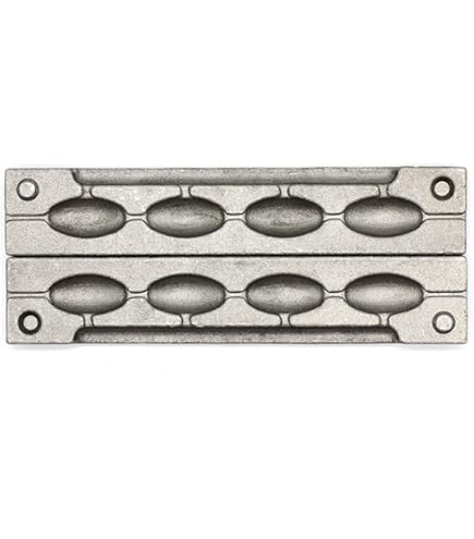 Sinker Molds 8-Cavity Round Sinker Mold DIY Fishing Weights (1/3