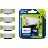 Philips OneBlade Face Replacement Blade - Fits all OneBlade Handles, 4 Pack, QP240/50