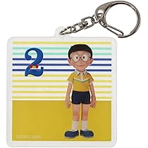 ドラえもん　ウィンターキーホルダー〜BOX117 ドラえもん アクリルキーホルダー (イエロー) 日本製