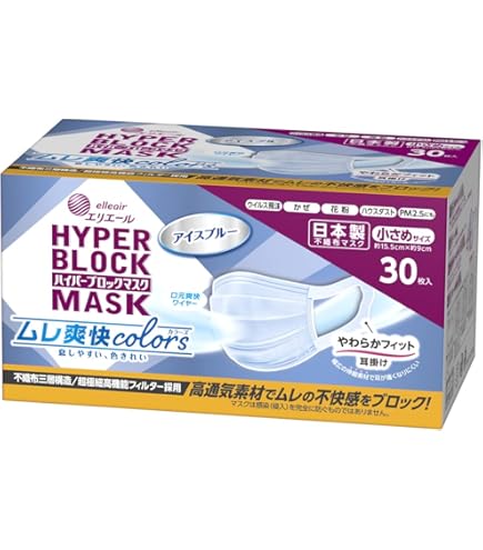 48箱まとめエリエールZutto ハイパーブロックマスク小さめサイズ ハイパーブロックマスク Zutto / エリエール(マスク・ティッシュ