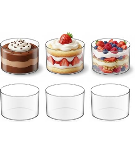 Amazon｜4個 プリンカップ デザートカップ 耐熱ガラス 蓋付きおしゃれ