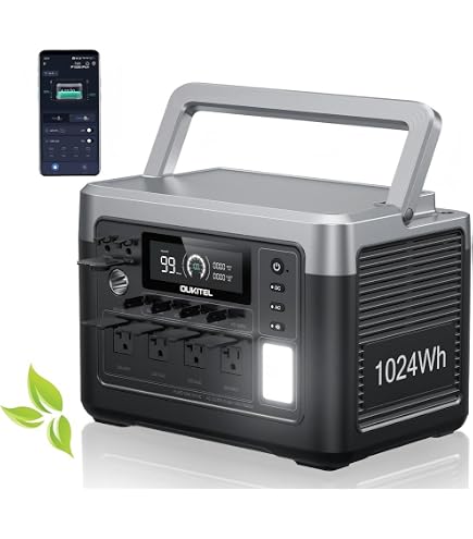 Amazon.co.jp: Renogy ポータブル電源 1000W高容量 998.4Wh/24000mAh