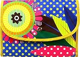 ポーチェ(pouche) 母子手帳ケース ジャバラ 太陽と葉っぱ (イエロー)