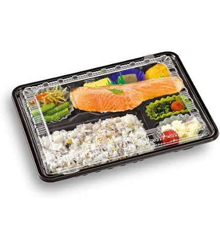 阿波 仕出し 弁当箱　KP-110 透明蓋付　50枚×11セット　バラ売り可 Amazon.co.jp: KP-110 阿波（透明フタ付） 50セット : 産業・研究開発用品