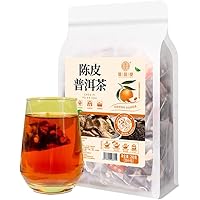 中国茶 柑普茶 オレンジピール茶 プーアル茶 Amazon.co.jp: 陳皮プーアル 200g（4 g×50 packets）オレンジ普