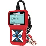 Veepeak 12V Car Battery Tester, Automotive 100-2000 CCA Digital Battery Load Tester Alternator Analyzer Vehicle Charging & Cr