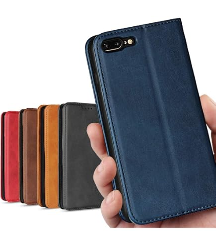 Amazon.co.jp: SKIASE iPhone 7 Plus/8 Plus 用 ケース 手帳型 本革
