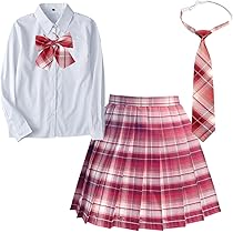 Amazon.co.jp: [SYRHSYB] 制服セット スカート 丈48cm jk