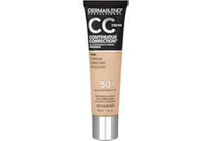 Dermablend Continuous Correction Tone-Evening CC Cream Foundation SPF 50+, Full Coverage Foundation Makeup & Color Corrector,