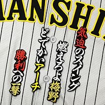 Amazon.co.jp: 阪神 タイガース 刺繍ワッペン 梅野 隆太郎 シルエット