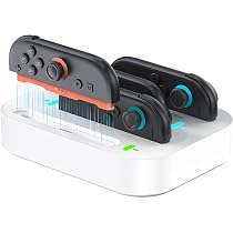 Amazon.co.jp: LVFAN Switch 2用 ハンドル 充電スタンド 4台同時