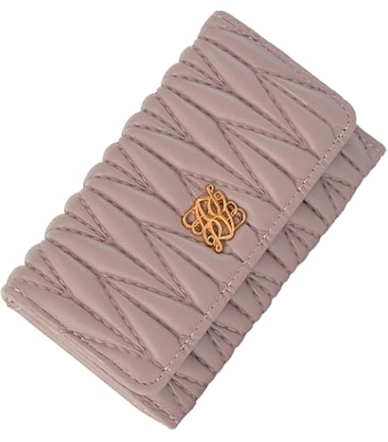 Amazon.co.jp: [アルトローズ] ピンク 三つ折り財布 レディース 3