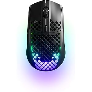 SteelSeries Aerox 3 Wireless Black 超軽量66g ワイヤレス ゲーミングマウス IP5…
