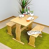 ダイニングテーブルセット 2人 2人掛け 3点 ダイニングセット ダイニング 3点セット ダイニングテーブル ベンチ ASAN-930