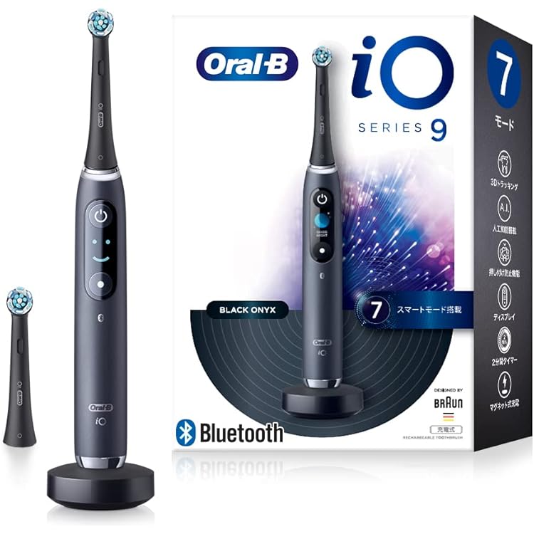 新品　ブラウン 電動歯ブラシ オーラルB iO9 ローズ　AC100V-240V Amazon.co.jp: ブラウン 電動歯ブラシ Oral-B（オーラルB） iO9