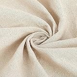 綿 麻 コットン リネン の 布 DIY 手芸用 綿 麻 生地 無地 単色 【長さ 1m 2m 3m 4m 幅155㎝】 (1ｍ,薄いベージュ)