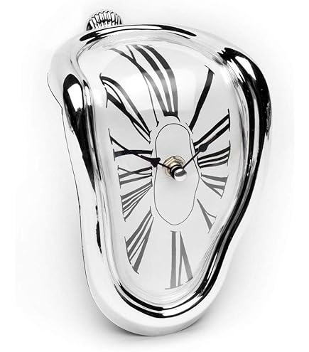 Amazon.co.jp: ダリの柔らかい時計 インテリア置き時計 90度曲がった