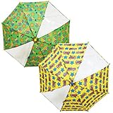 KidsForet キッズフォーレ 働く車柄 窓付き 雨傘 イエロー50cm