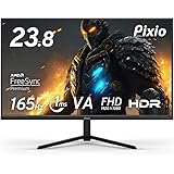 Pixio PX243 ゲーミングモニター 23.8インチ FHD VA 165Hz 1ms スピーカー内蔵 2年保証