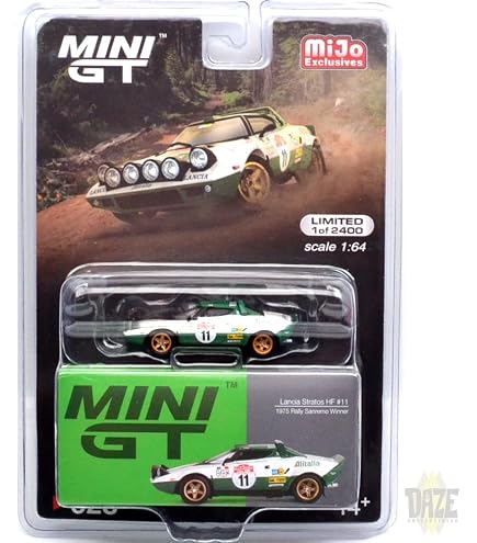 Amazon | MINI GT 1/64 ランチア ストラトス HF モンテカルロラリー