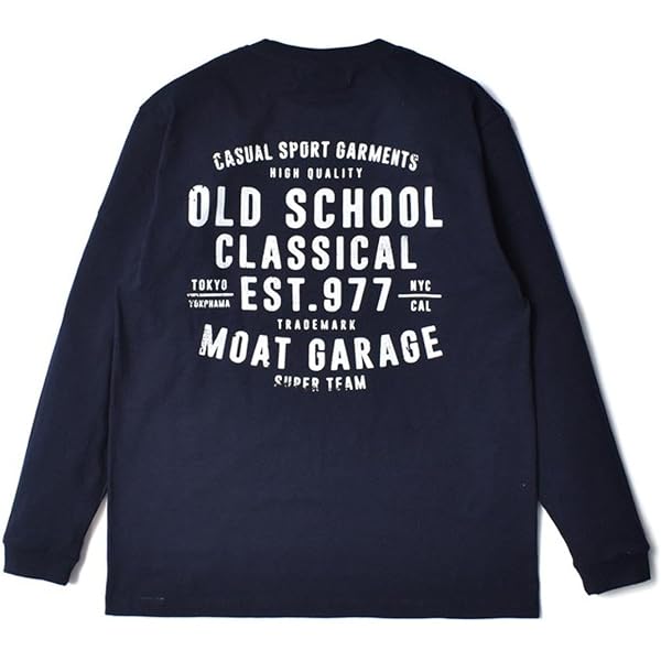 Amazon | [モートガレージ] 厚手 長袖Tシャツ メンズ （ ロンT・10 