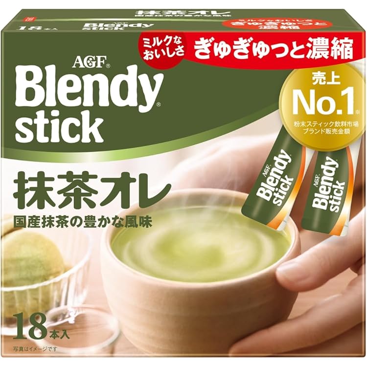 Amazon.co.jp: AGF Blendy カフェラトリースティック 濃厚抹茶ラテ 6本