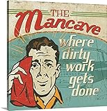 Pela Studioプレミアムシックラップキャンバス壁アート印刷題名Where Dirty Work Gets Done 16" x 16" 1059684_24_16x16_none