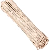 リードディフューザースティック 100本 7インチ 天然 ラタン椰子ウッドスティック エッセンシャルオイル アロマディフューザー 詰め替え用 交換用 スティック - 自宅 オフィス スパ 寝室用 アロマフレグランス ディフューザースティック