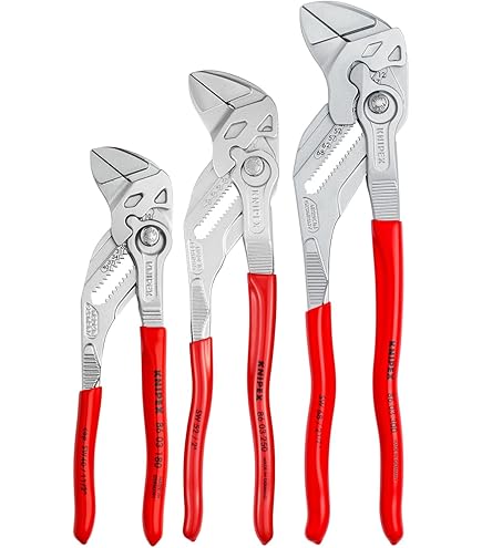 Amazon | Knipex 002006S1 3ピースコブラプライヤーセット(7