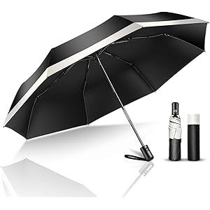 TSUNEO 日傘 折りたたみ傘 【完全遮光 UVカット率99%】 紫外線対策 UPF50+ 8本骨 自動開閉 梅雨対策…