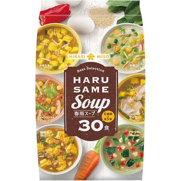 Amazon | 春雨スープ たっぷり一杯 大満足 30食 (6種類 × 各5食