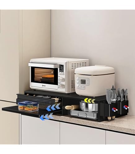 Amazon｜ママ倉 隠せる調味料ラック 2段 幅14.4cm 奥行35.5cm 高さ46.5