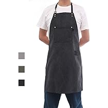 Denim Jean Tool Apron With 4 Pockets Waterproof Adjustable - View #10