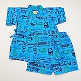 きかんしゃトーマス 甚平スーツ 90ｃｍ～110ｃｍ 総柄 （342167117） (110cm, ブルー)