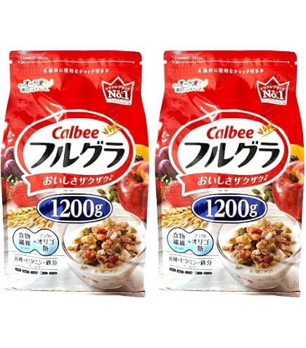 Amazon.co.jp: フルグラ カルビーフルーツグラノーラ 大容量 シリアル