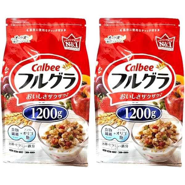 Amazon.co.jp: カ ル ビ ー フルーツグラノーラ フルグラ 1200g : 食品