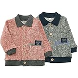 【アウトレット】 La Chiave カーディガン(80～130cm) キムラタンの子供服 レッド 90 ( 53356x53556-144 )