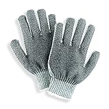 Galeton 1067 Heavyweight Reversible Dotted String Knit Gloves, Large ,Gray (Pack of 12) [並行輸入品]