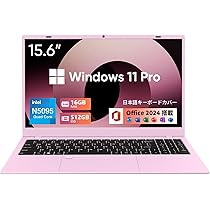 Amazon.co.jp: UOWAMOU ノートパソコン Office 2024搭載 N5095