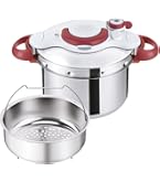 Amazon｜ティファール 圧力鍋 6L 4～6人用 IH ガス火対応 カンタン開閉